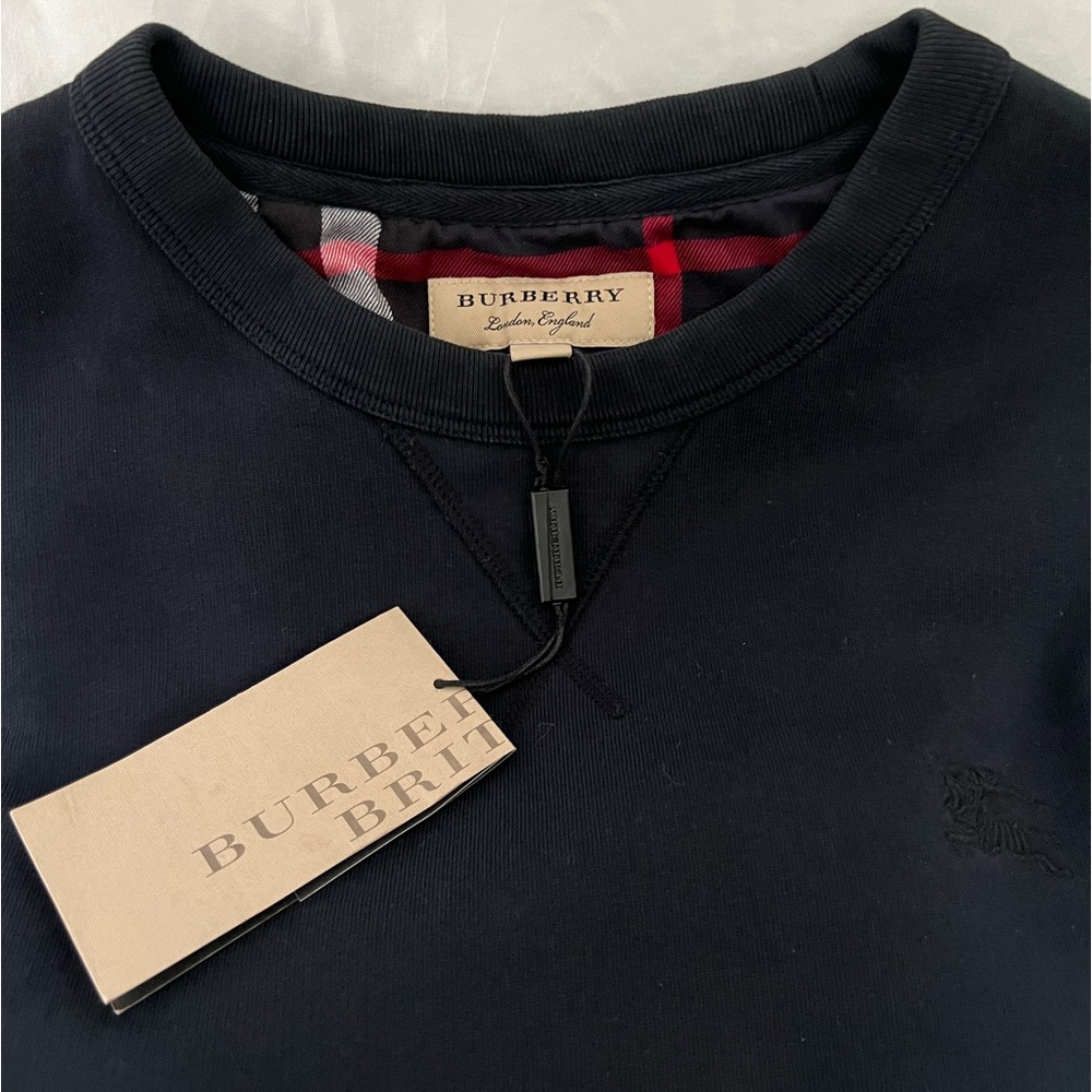 Burberry Embroidered Archive Logo Sweatshirt Size M